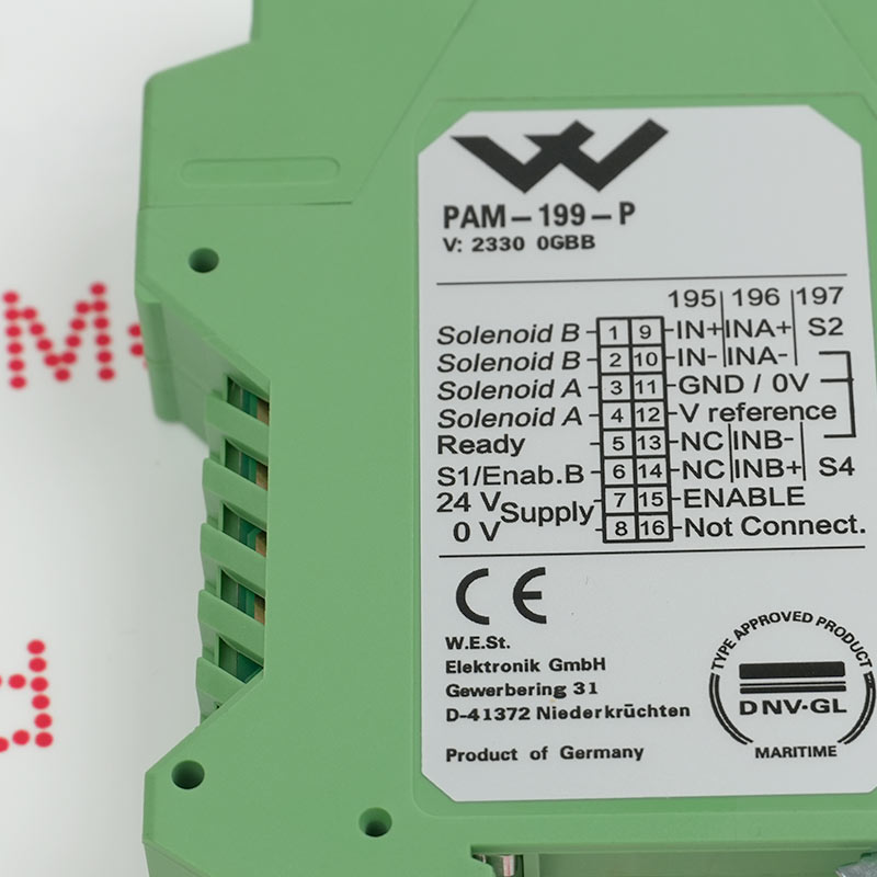 W.E.ST. Elektronik D-41372/PAM-199-P