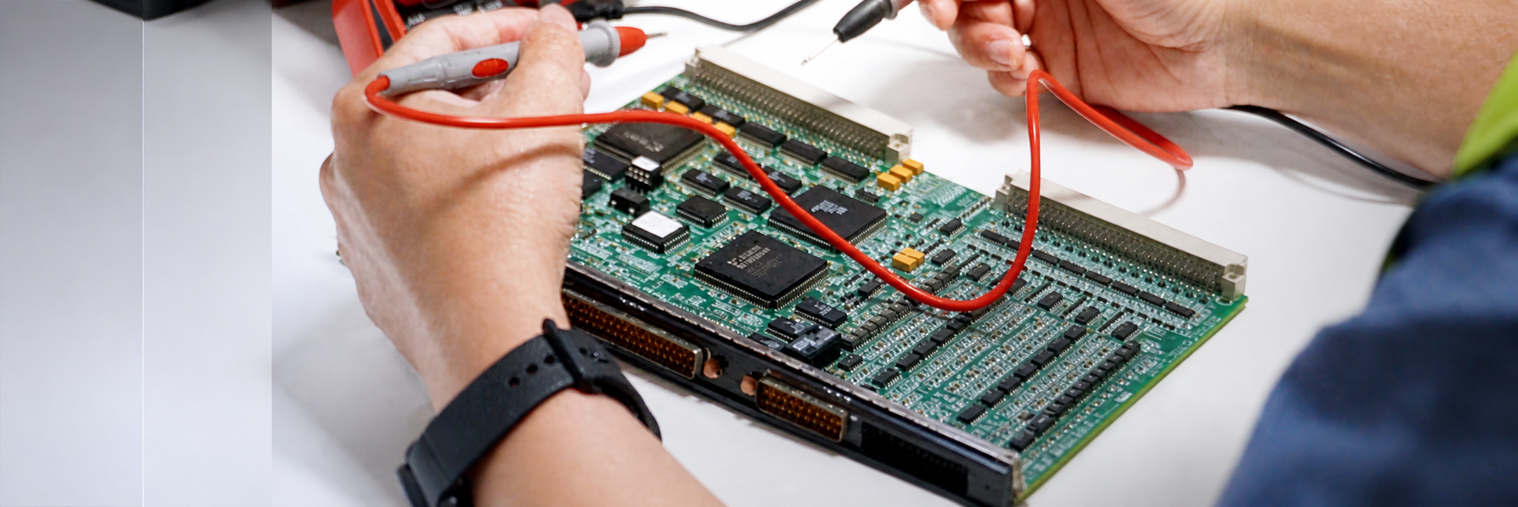 On-site inspection and testing of industrial automation hardware