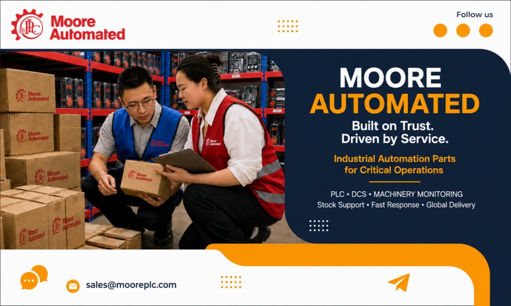 Moore Automated industrial automation parts support for critical operations