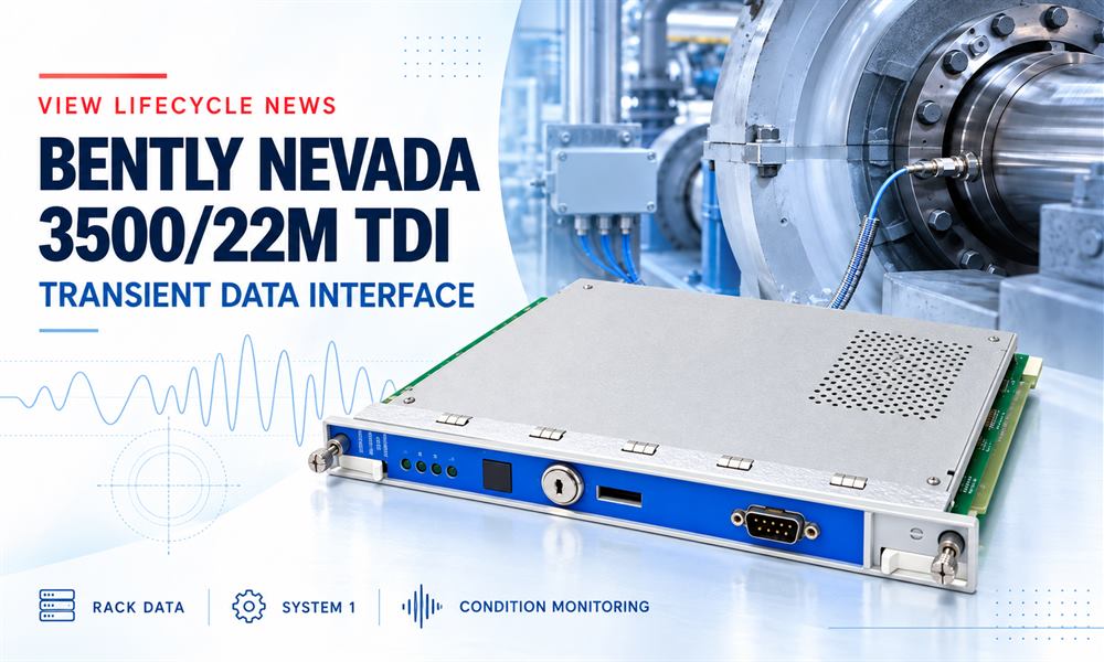 Bently Nevada 3500/22M Transient Data Interface and rotating machinery monitoring guide