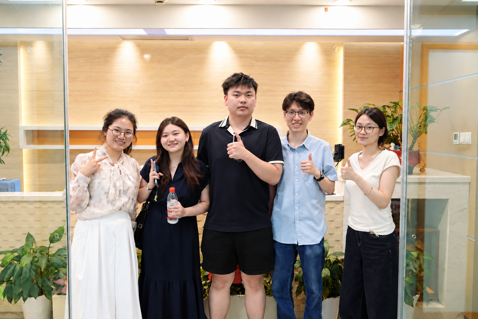 Malaysian customer with Leonia and the Moore Automated team after the on-site Bently Nevada review