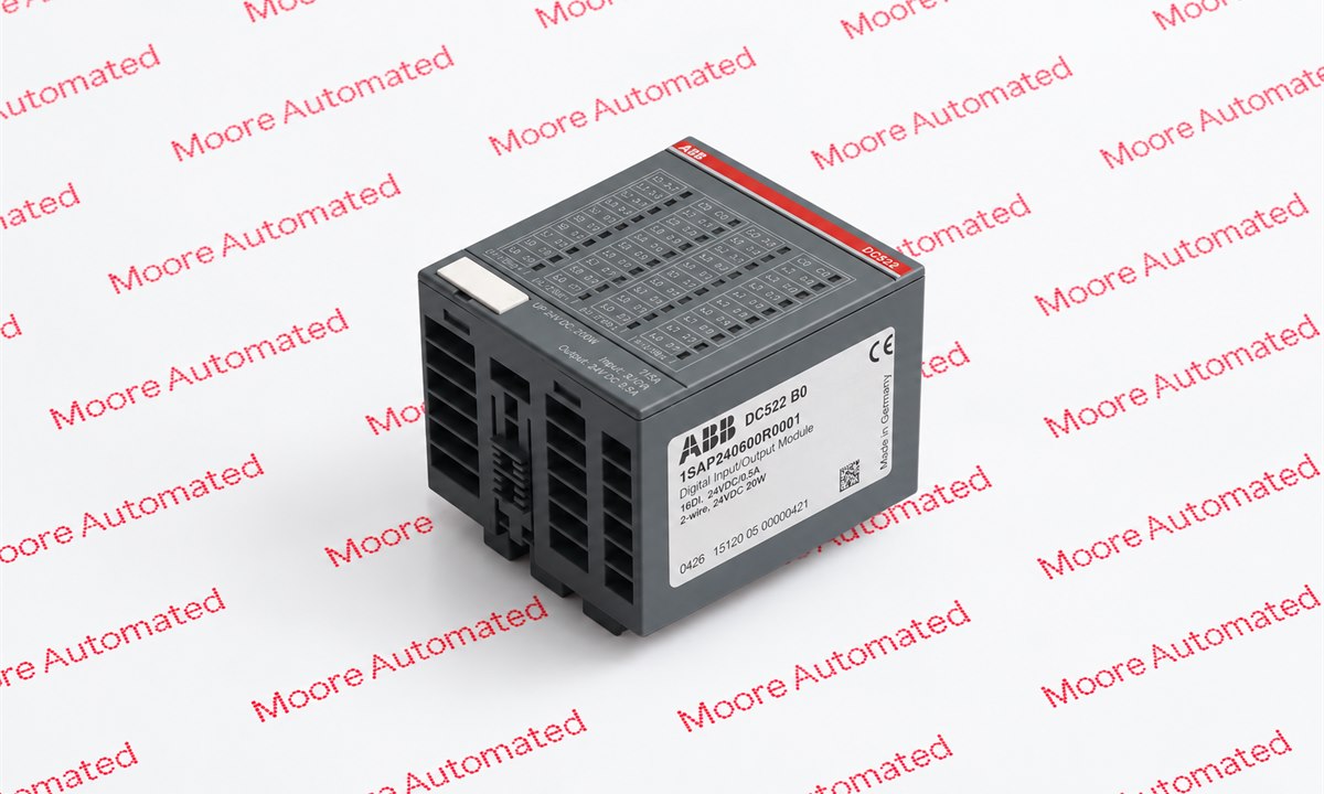 ABB DC522 digital input output module label 1SAP240600R0001