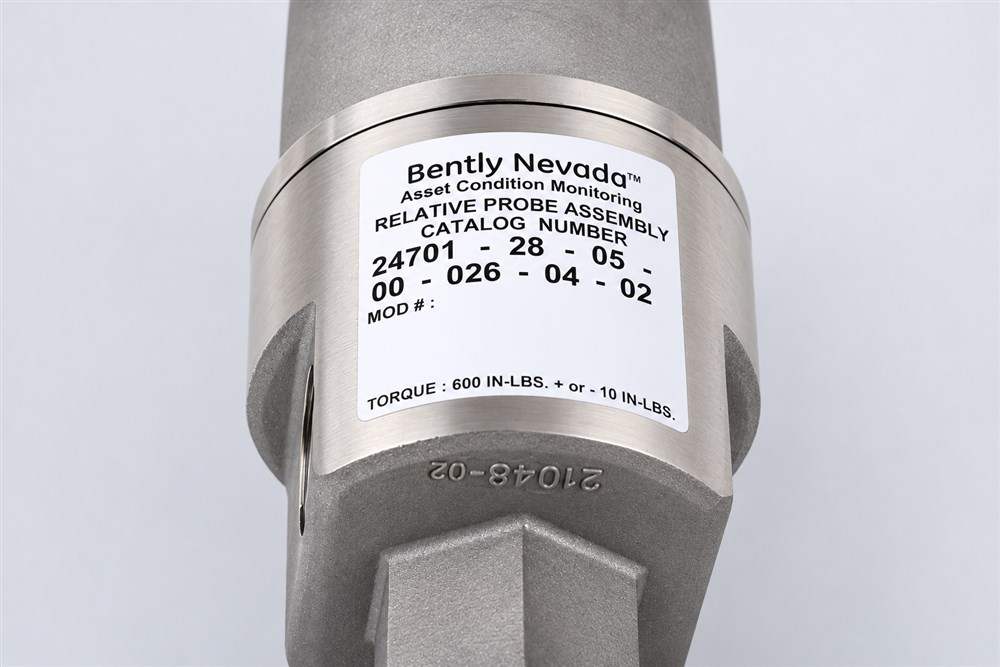 Supplied 24701 housing label showing catalogue number 24701-28-05-00-026-04-02