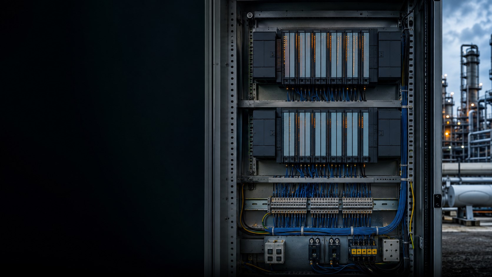 Industrial process control cabinet for Trusted T8480 analogue output planning