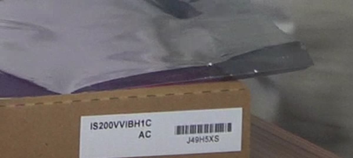 Original label IS200VVIBH1C with additional AC marking