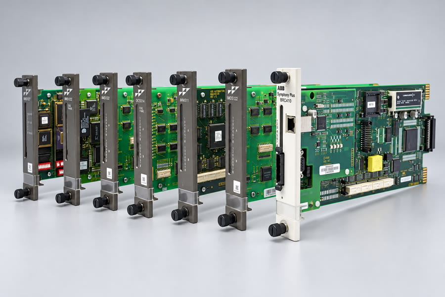 ABB automation modules from the supplied product image library